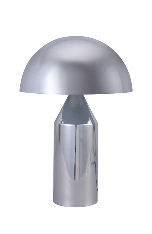 Brightech Venus 9.5" Modern Led Table Lamp With Dome Bowl Shade In Silver