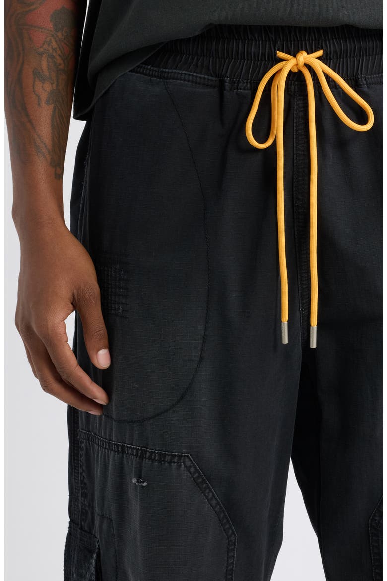 Repair Cargo Pants, Alternate, color, VINTAGE BLACK