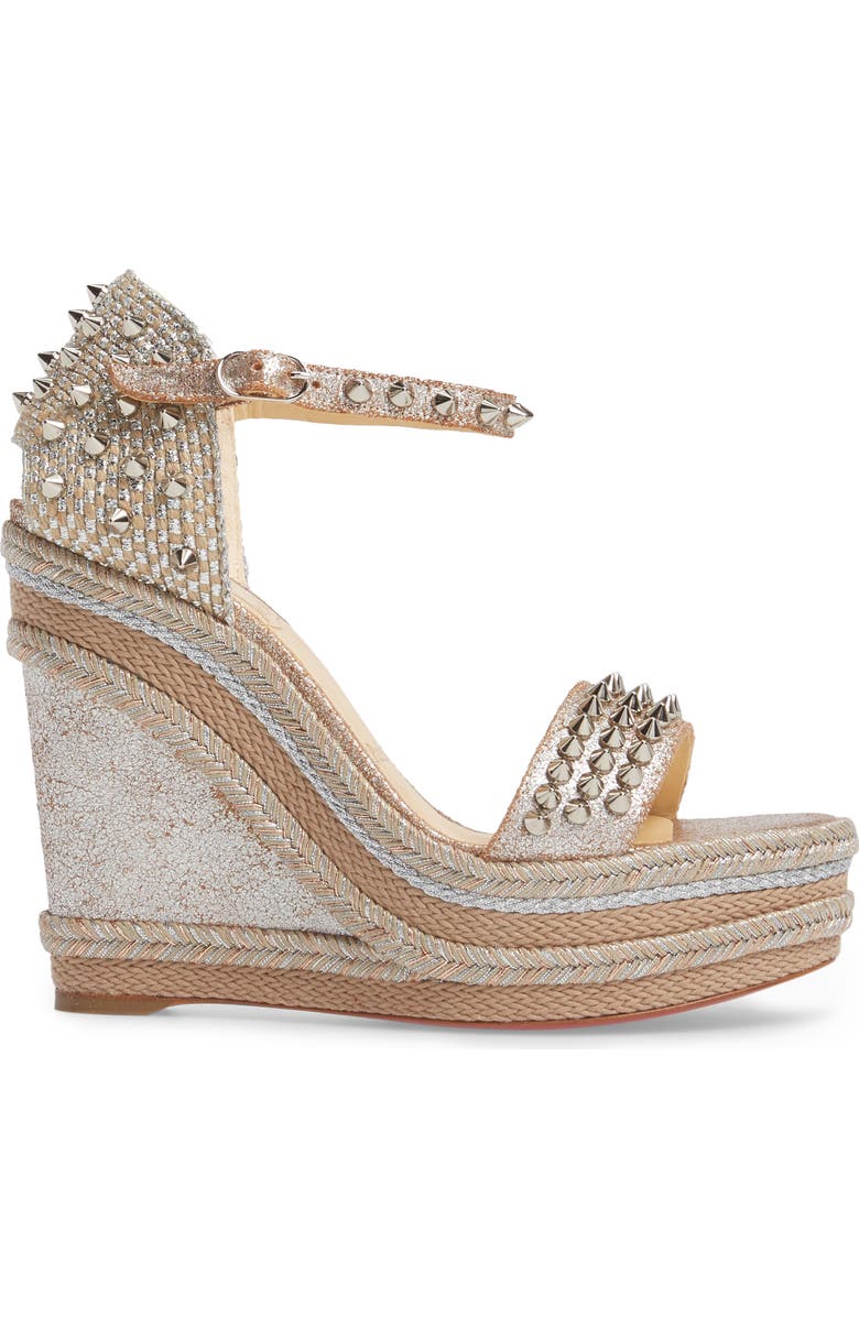 Christian Louboutin Madmonica Espadrille Platform Sandal, Alternate, color,