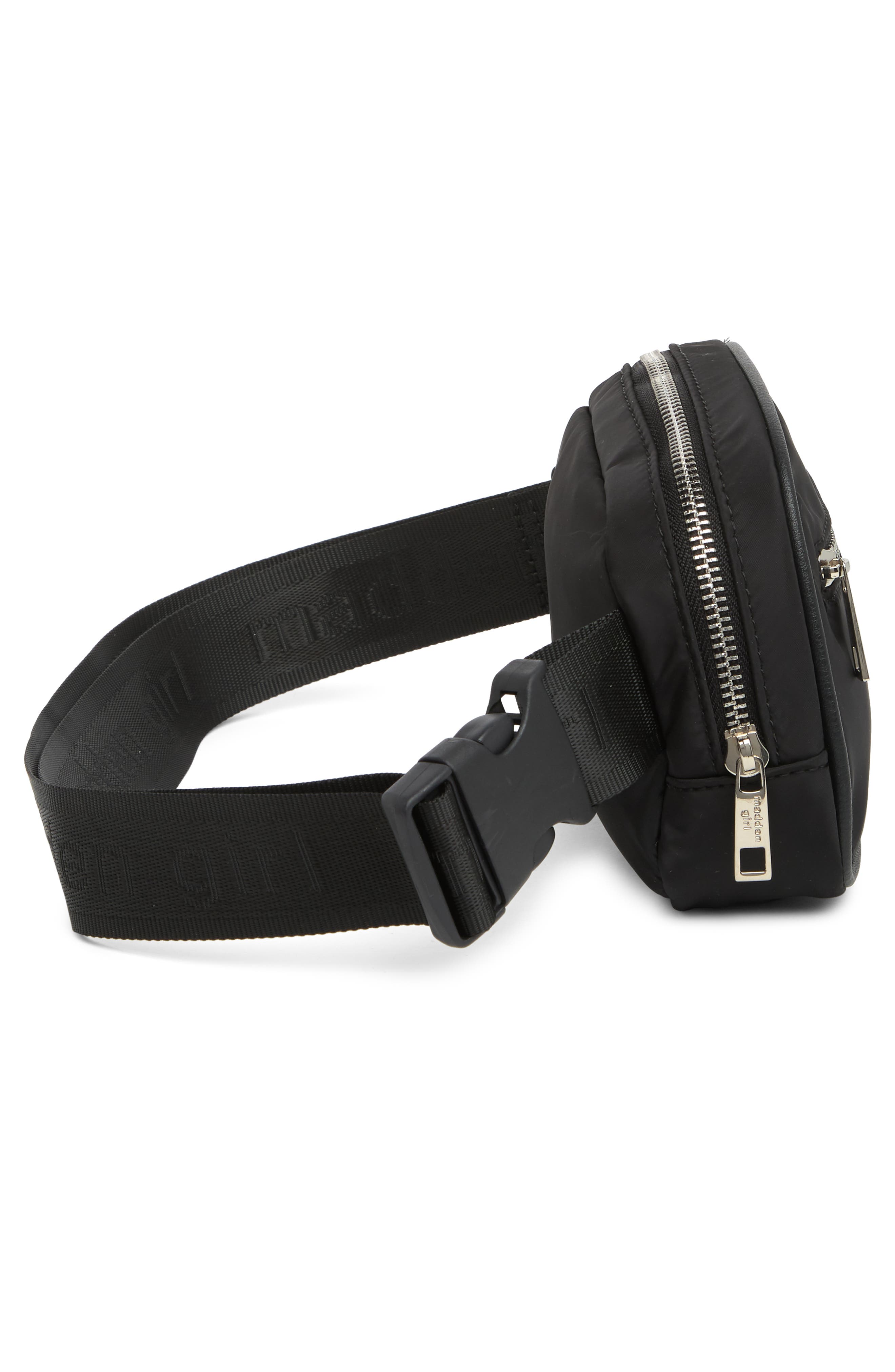 Madden Girl Belt Bag, Alternate, color, Black