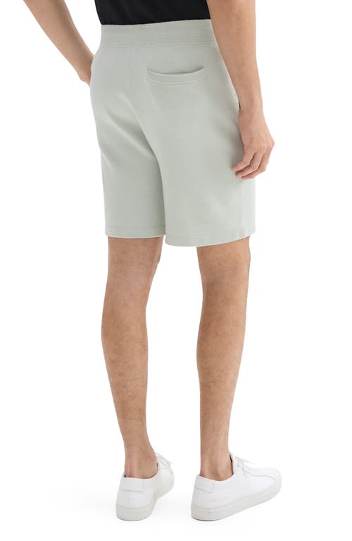 Theory Regular Fit Sweat Shorts In Light Greenstone