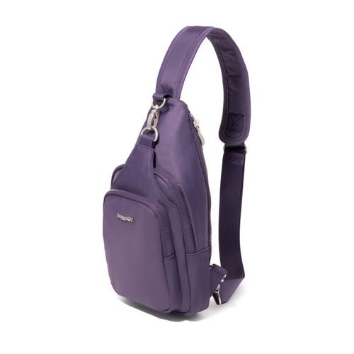 Baggallini Central Park Sling Bag In Purple
