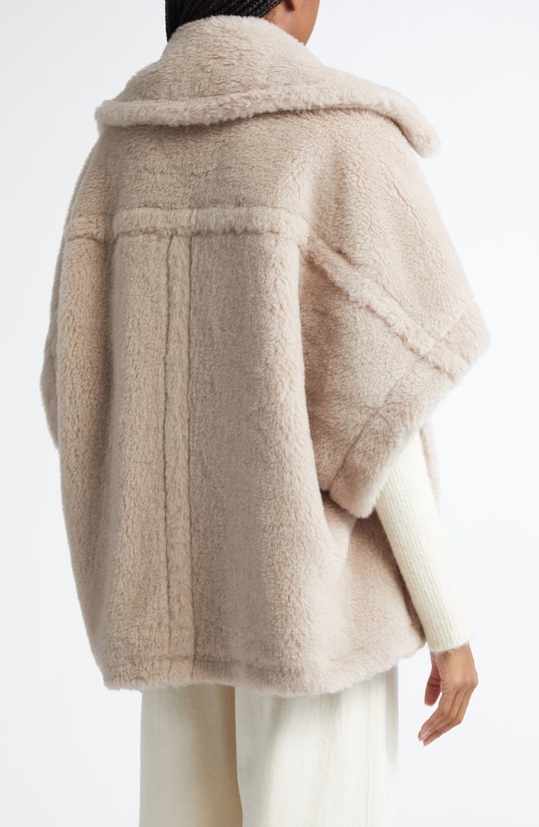 Max Mara Newmanto Teddy Short Cape, Alternate, color, 