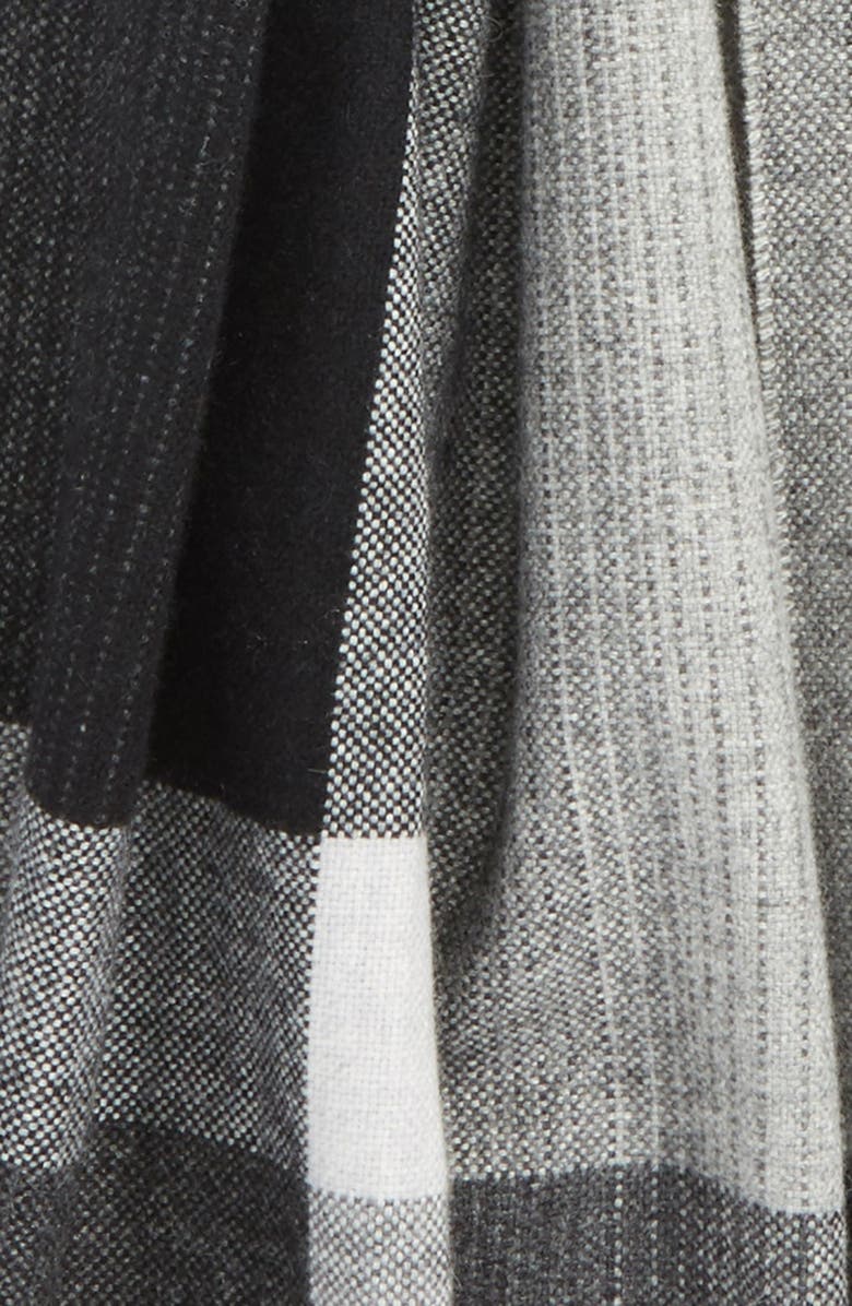 Andrew Stewart Ombré Plaid Cashmere Scarf, Alternate, color, 