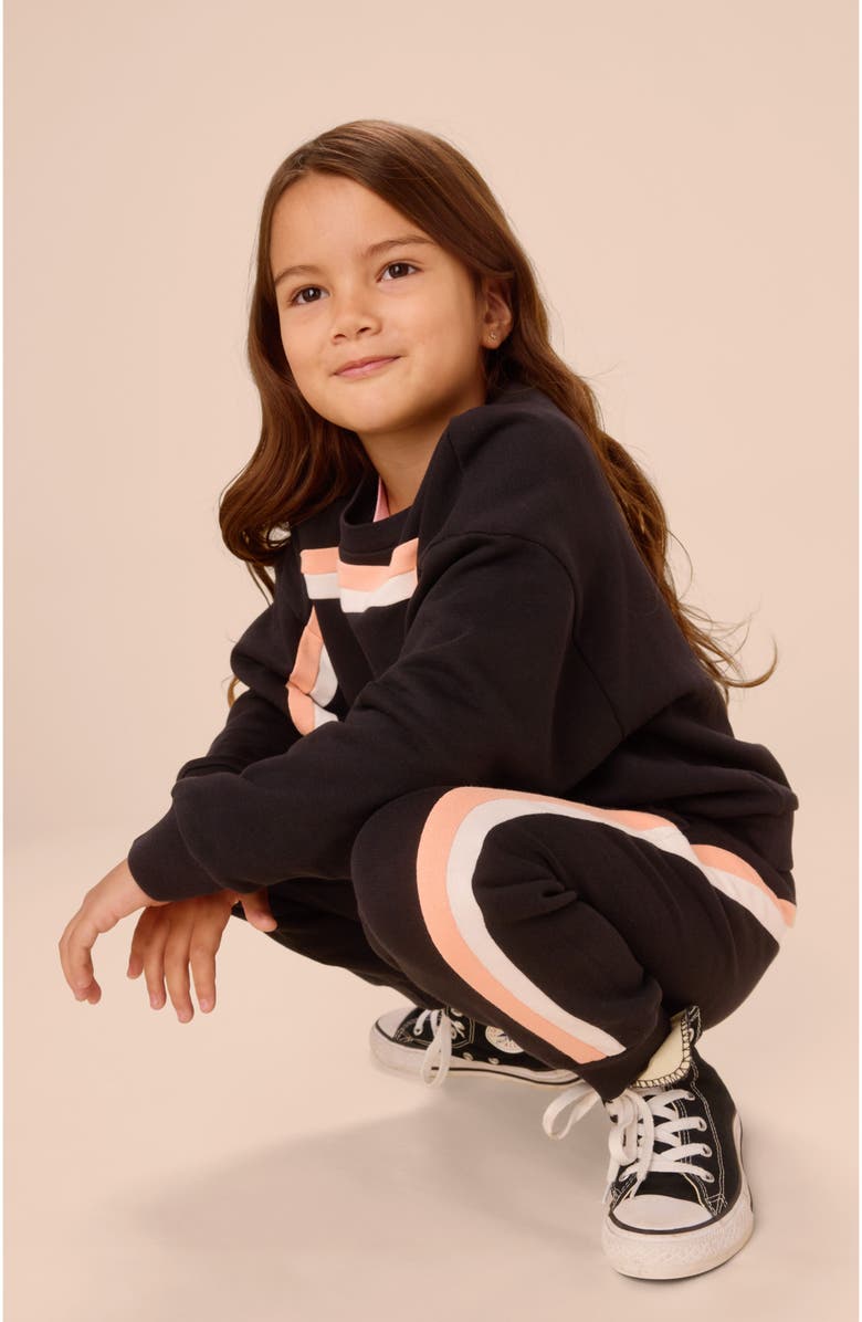 Tea Collection Stripe Easy Fit Joggers, Alternate, color, 