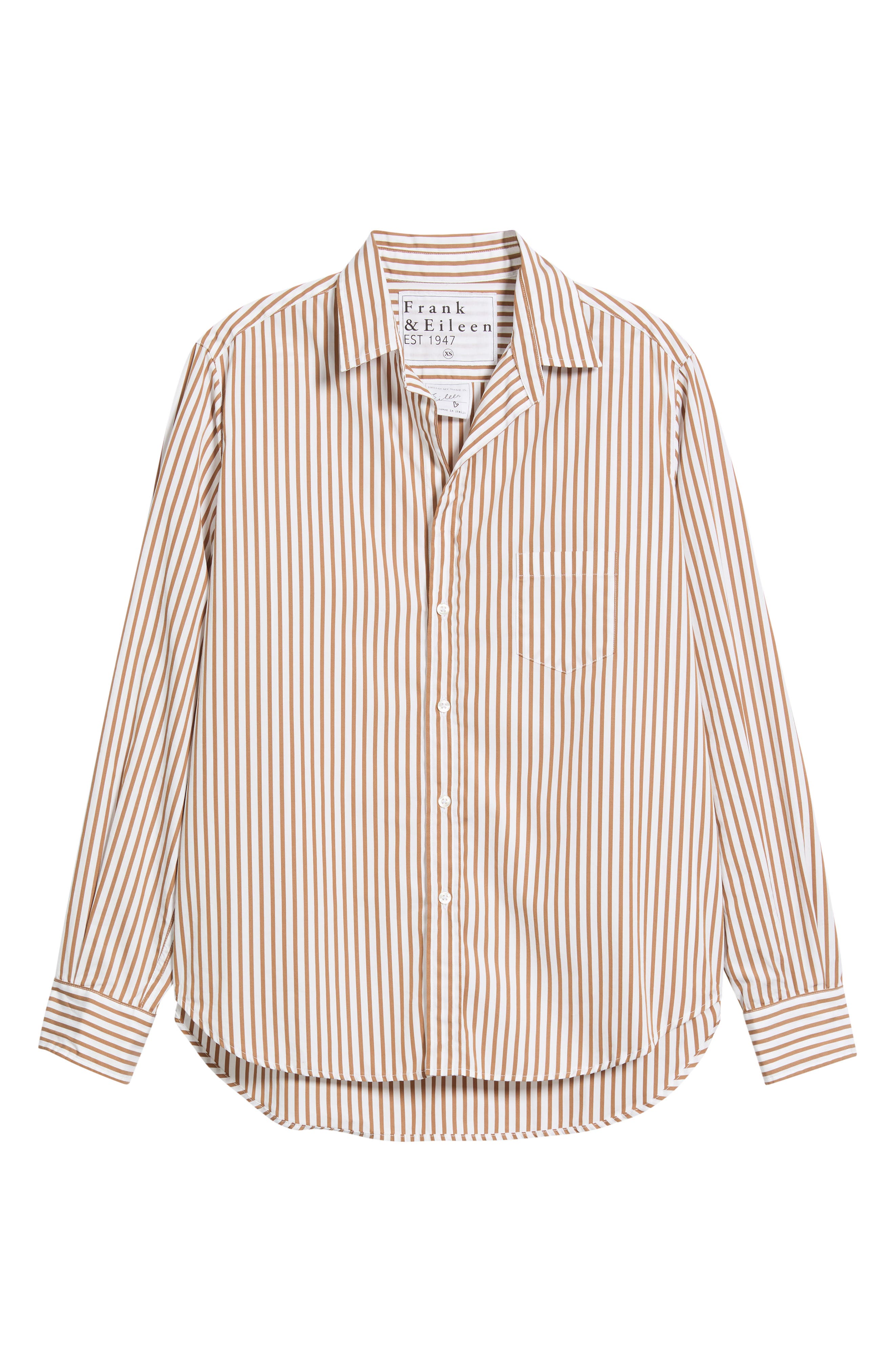 selected TAN WHITE STRIPE