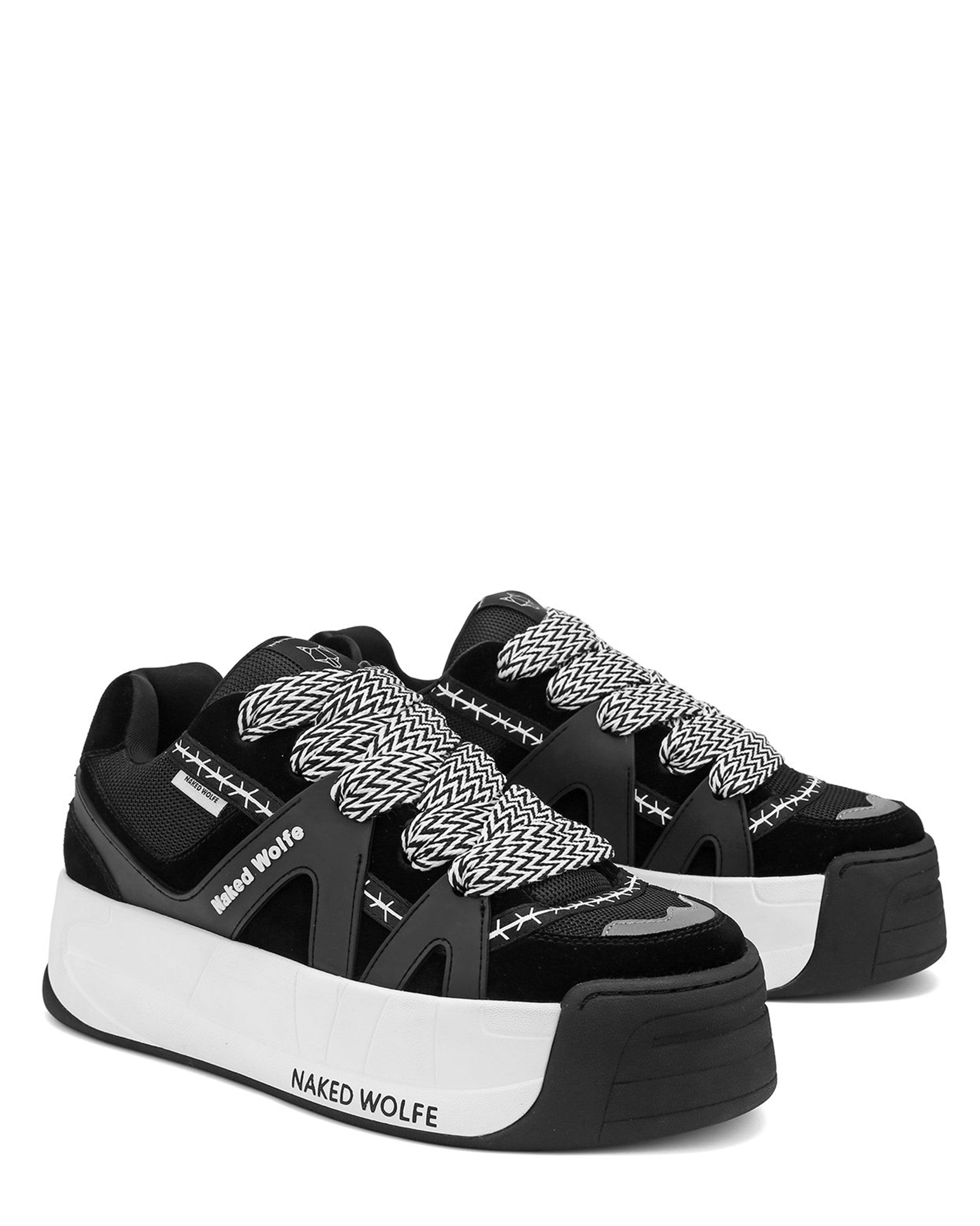 Naked Wolfe Slide Sneaker, Main, color, Black