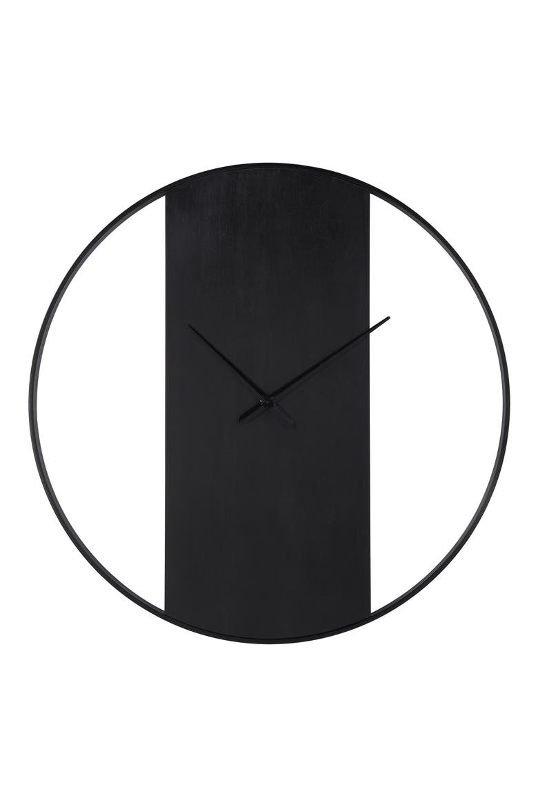 Romy Iron Wall Clock, Main, color, NO COLOR