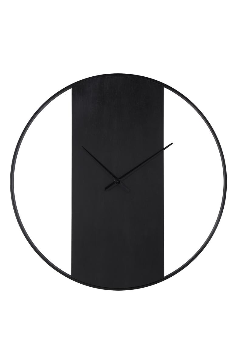 Renwil Romy Iron Wall Clock, Main, color,