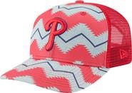 New Era Men's New Era Denim/Red Philadelphia Phillies Aztec Denim 9SEVENTY Adjustable Hat