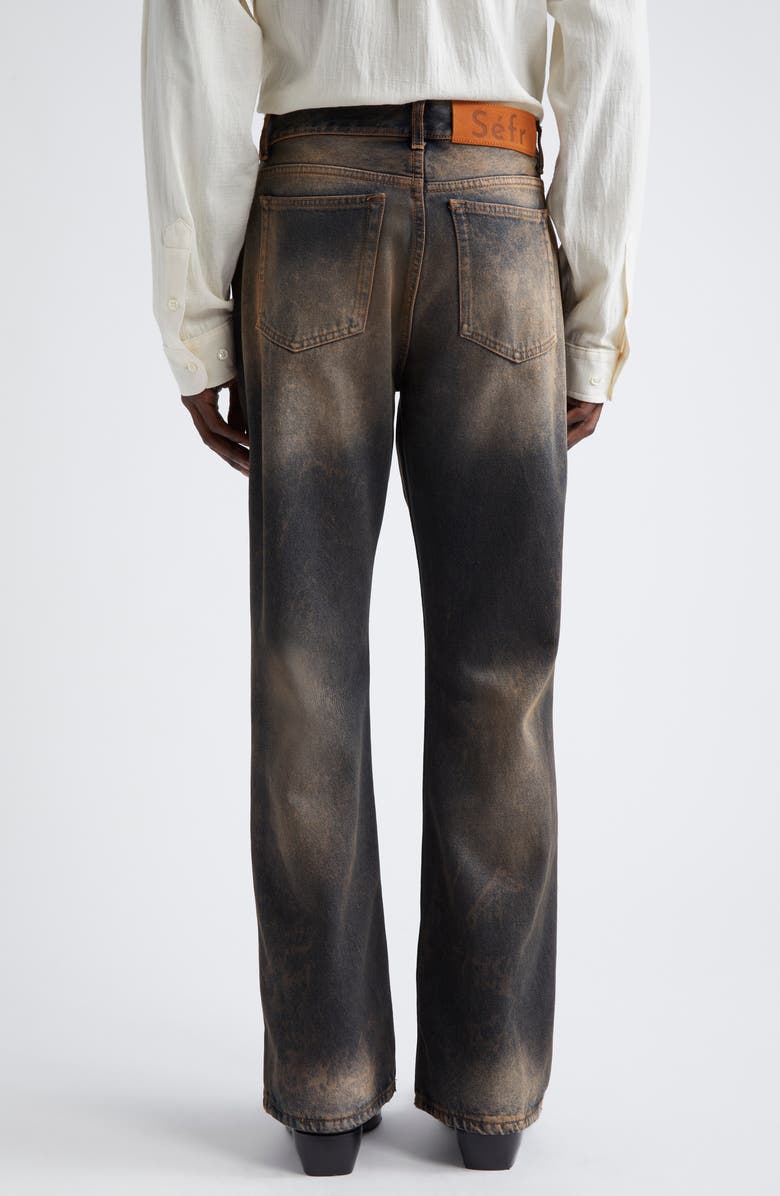 Séfr Rider Cut Bleached Bootcut Jeans, Alternate, color, 