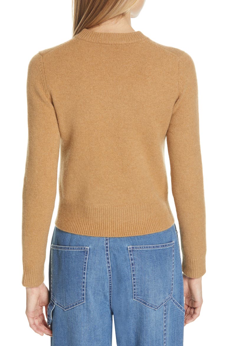 Stretch Cashmere Sweater, Alternate, color, CARAMEL