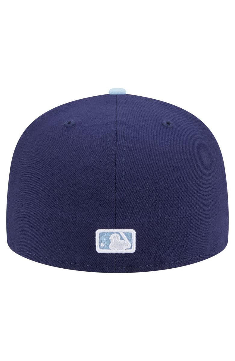 New Era Men's New Era Navy/Light Blue Boston Red Sox Color Pack 2-Tone 59FIFTY Fitted Hat, Alternate, color, 
