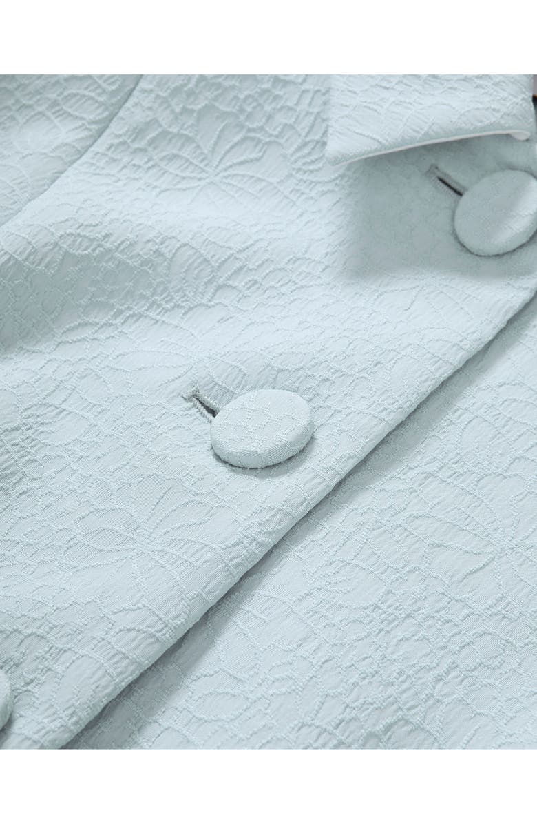 Veronica Beard Bodie Floral Embroidery Jacket, Alternate, color, Blue Stream