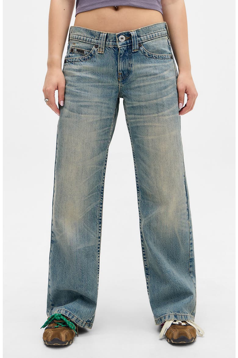 Kayla Aruba Wide Leg Jeans, Main, color, TINTED BLUE