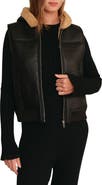 DELUC Brad Hooded Faux Shearling Vest