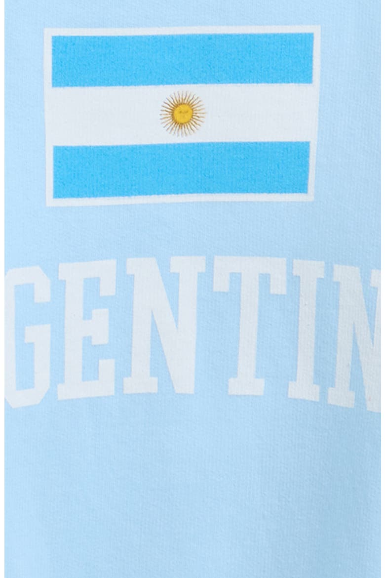 Kids' Argentina Crewneck Sweatshirt, Alternate, color, BLUE