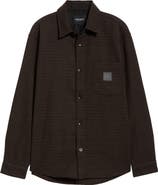 Carhartt Work In Progress Lowis Loose Fit Brushed Herringbone Button-Up Shirt