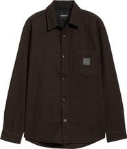 Carhartt Work In Progress Lowis Loose Fit Brushed Herringbone Button-Up Shirt