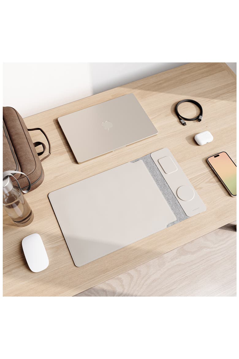 Nexa 15-Inch Wireless Charger Laptop Sleeve, Alternate, color, DOVE GREY