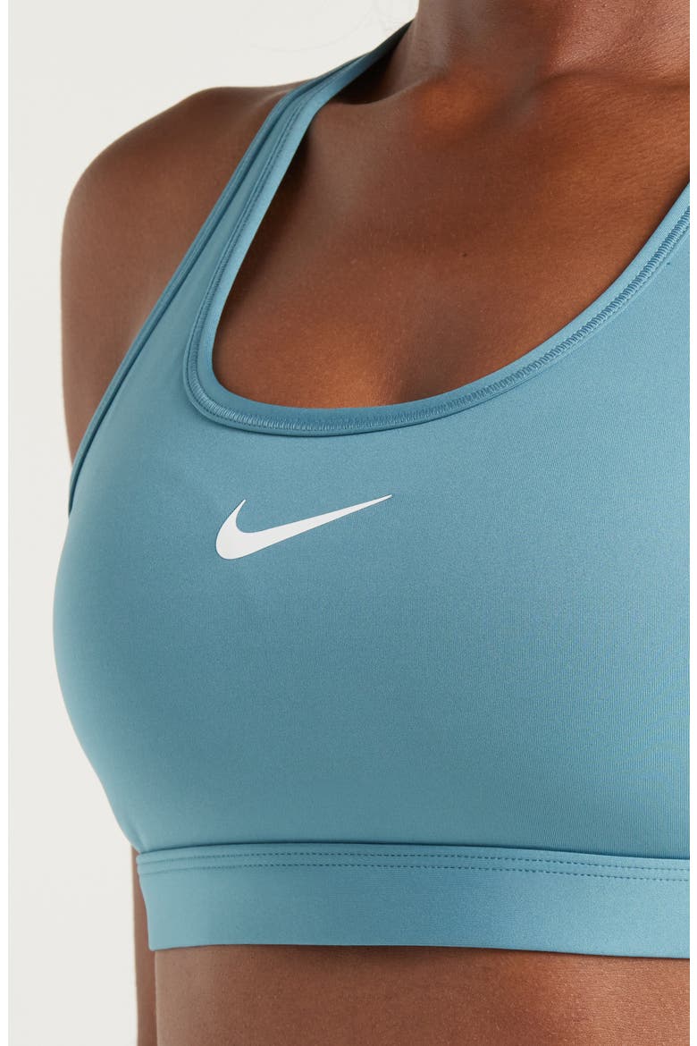 Dri-FIT Swoosh Medium Support Padded Sports Bra, Alternate, color, SMOKEY BLUE/ WHITE