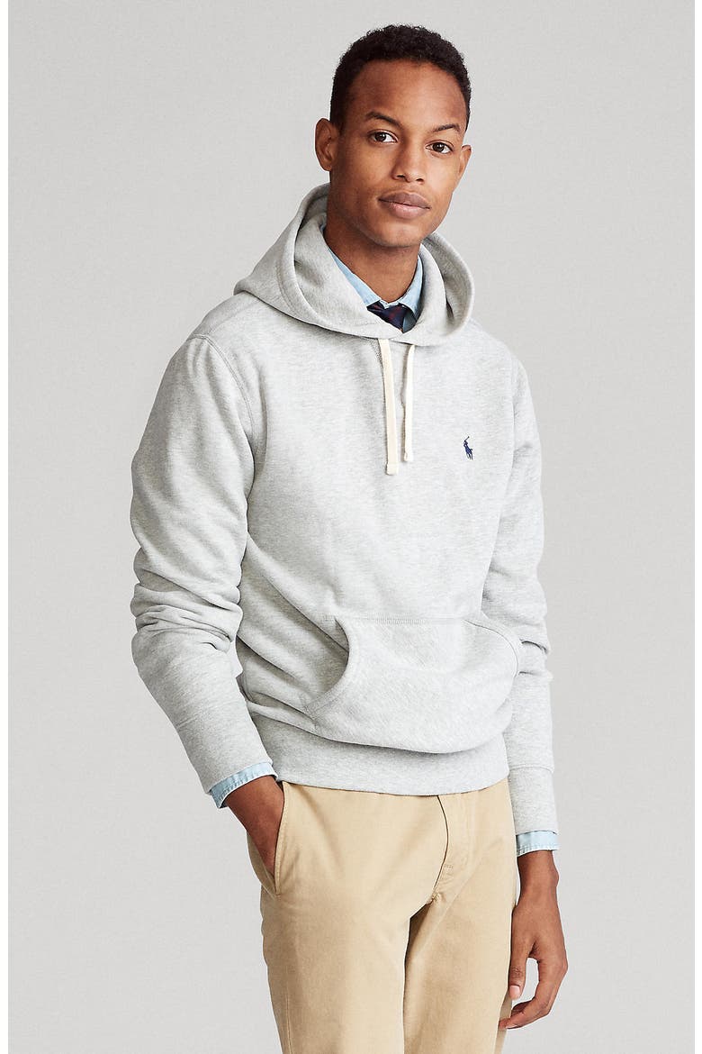 Fleece Hoodie, Alternate, color, ANDOVER HEATHER