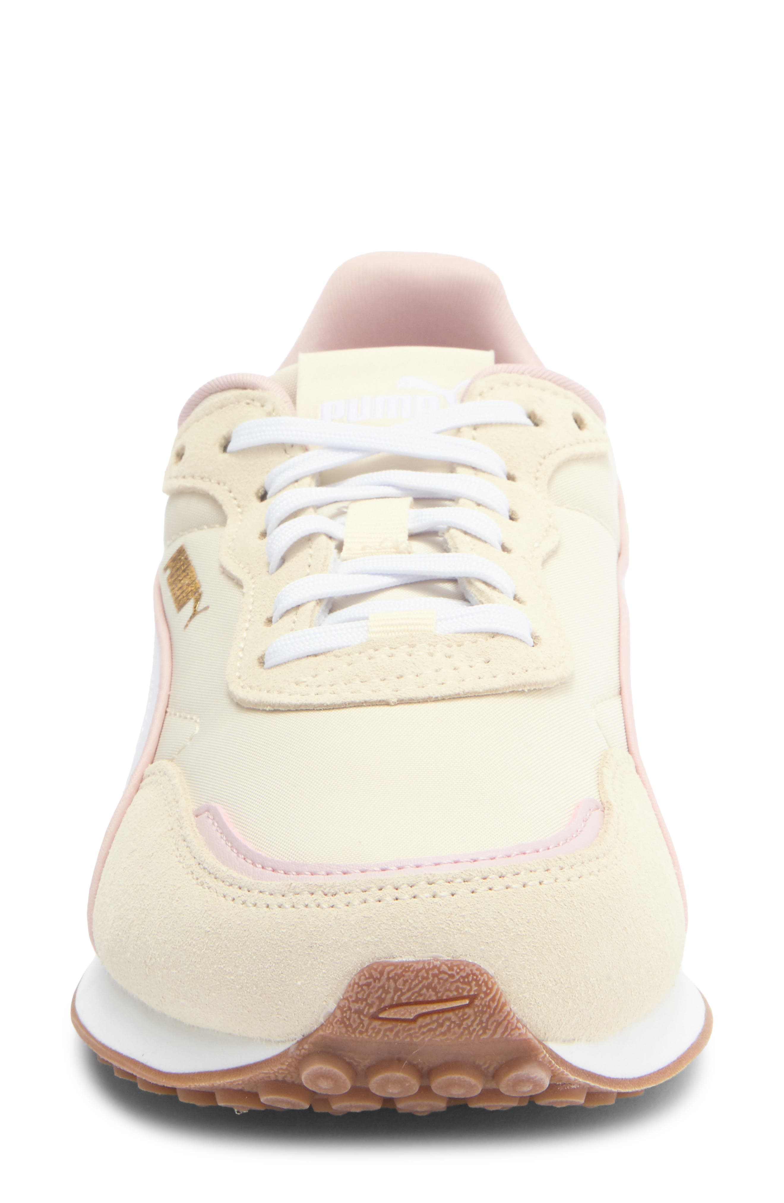 St. Miler Sneaker, Alternate, color, FROSTED IVORY/ PUMA WHITE/ GUM