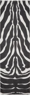 Akris Zepra Stripe Cashmere Scarf