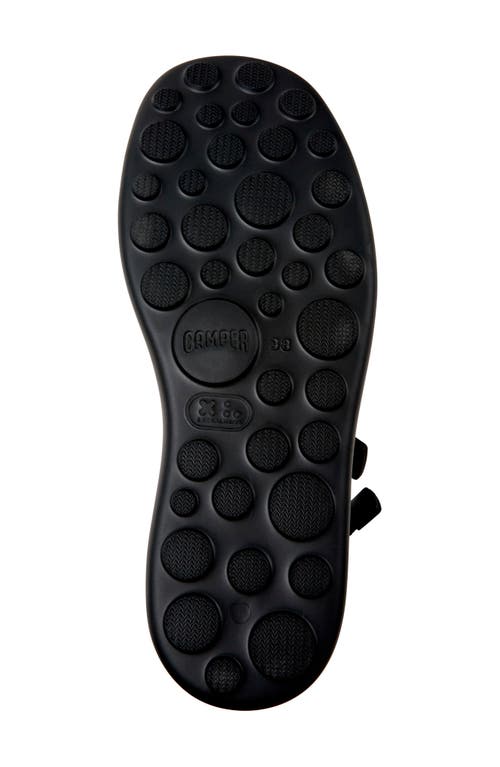Camper Pelotas Flota Up Platform Sandal In Black