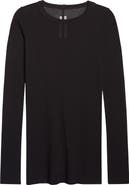 Rick Owens Long Sleeve Rib T-Shirt