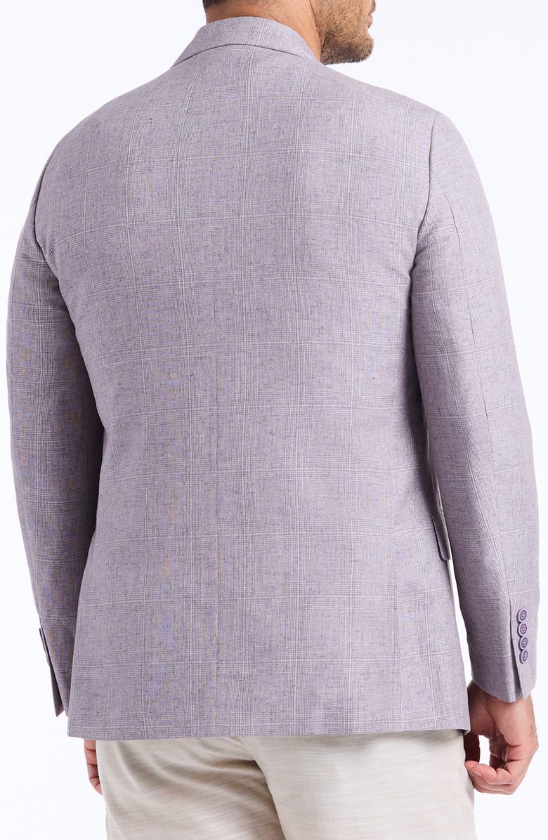 Robert Graham Salford Contemporary Fit Light Purple Plaid Sport Coat, Alternate, color, Light Purple