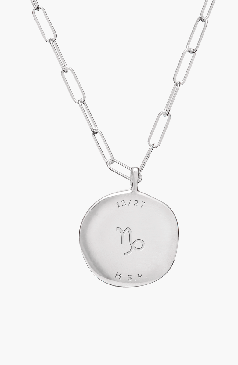 Birthdate Co. The December Birthdate Silver Pendant, Alternate, color,