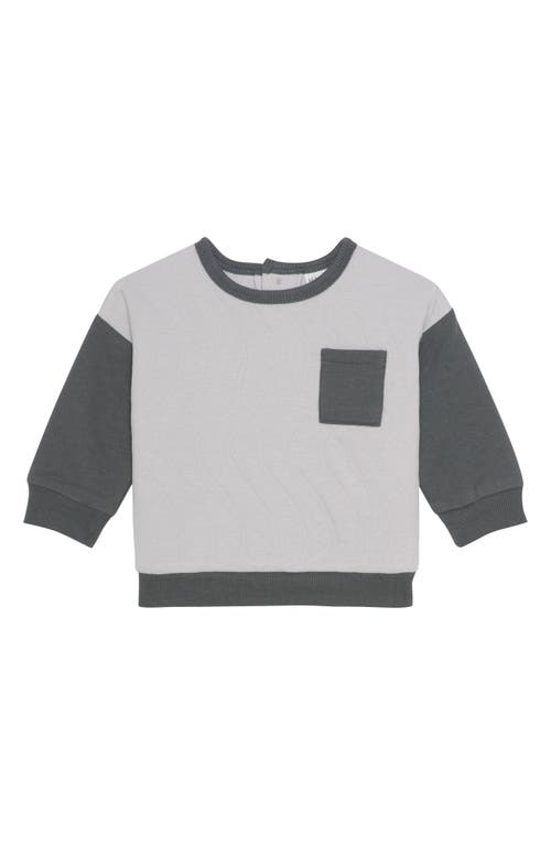 Pl Baby By Petit Lem Quilted Top & Joggers Set In Green