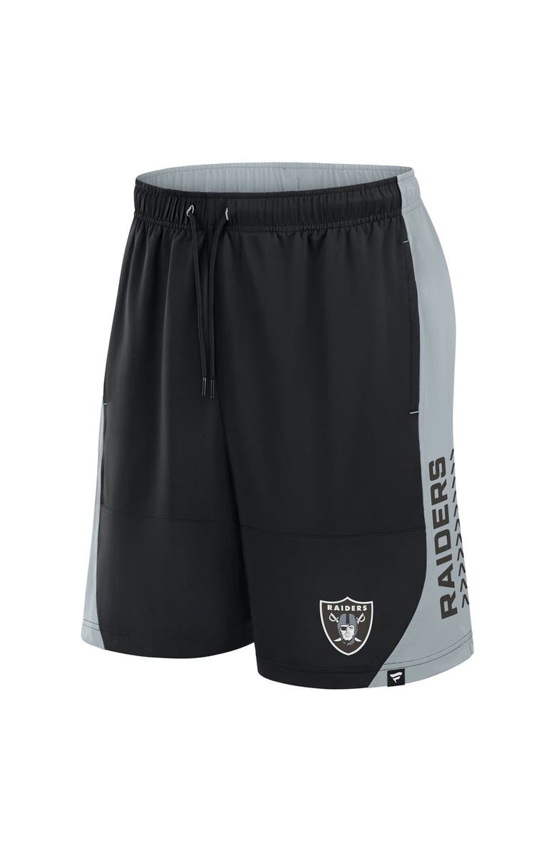 FANATICS Men's Fanatics Black Las Vegas Raiders No Defense Shorts, Alternate, color, Black