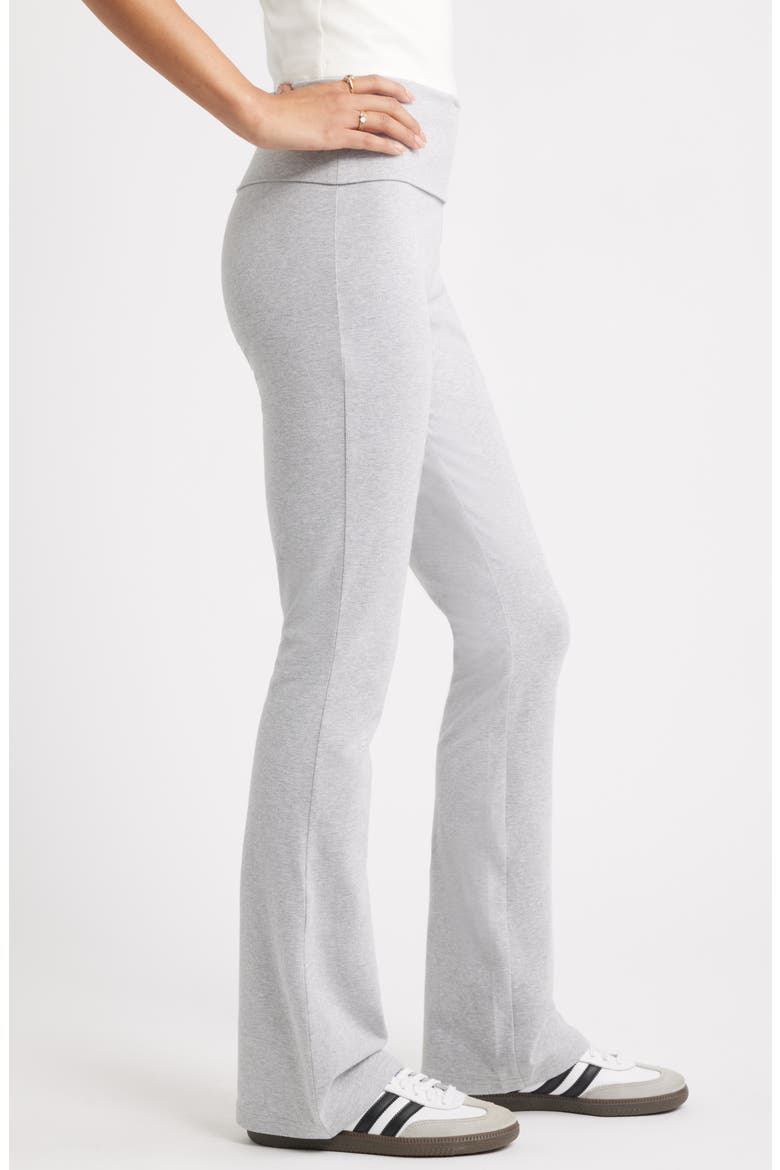 Foldover Leggings, Alternate, color, GREY SOFT HEATHER