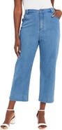 Jessica London Classic Cotton Denim Capri