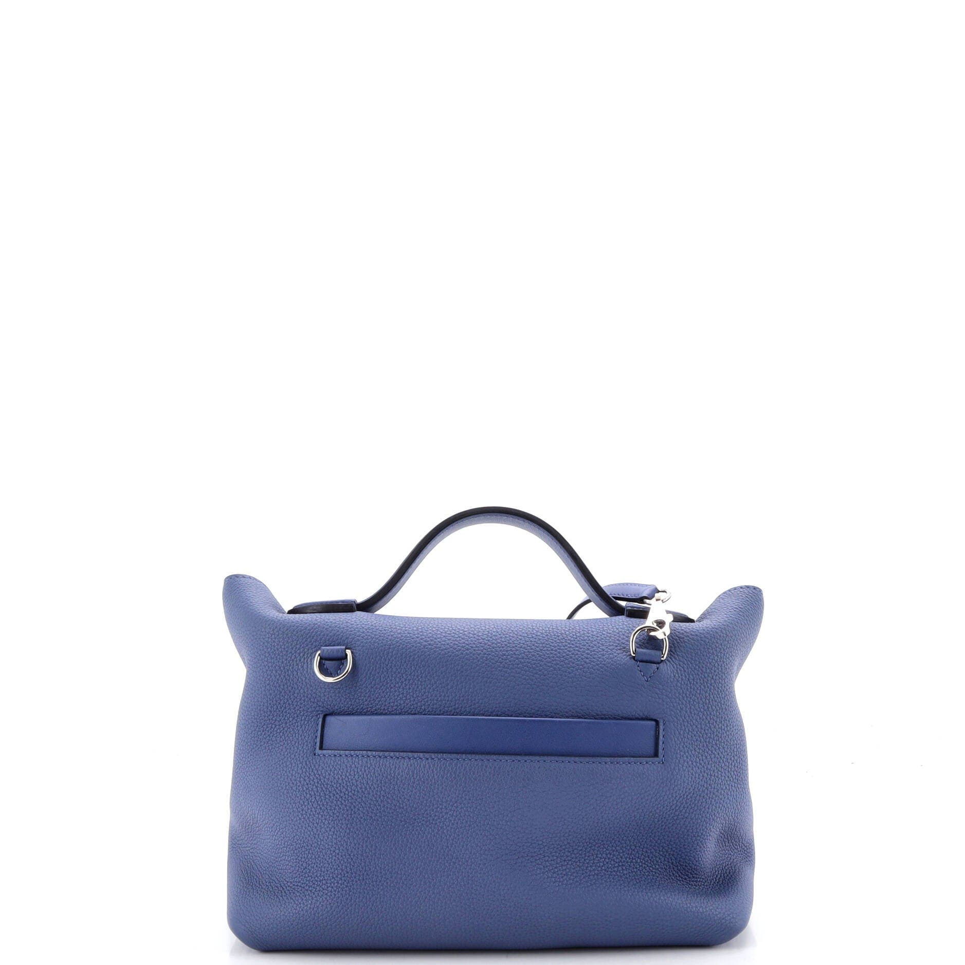 Pre-Owned Hermes 24/24 Bag Maurice with Swift 29, Alternate, color, Bleu Brighton