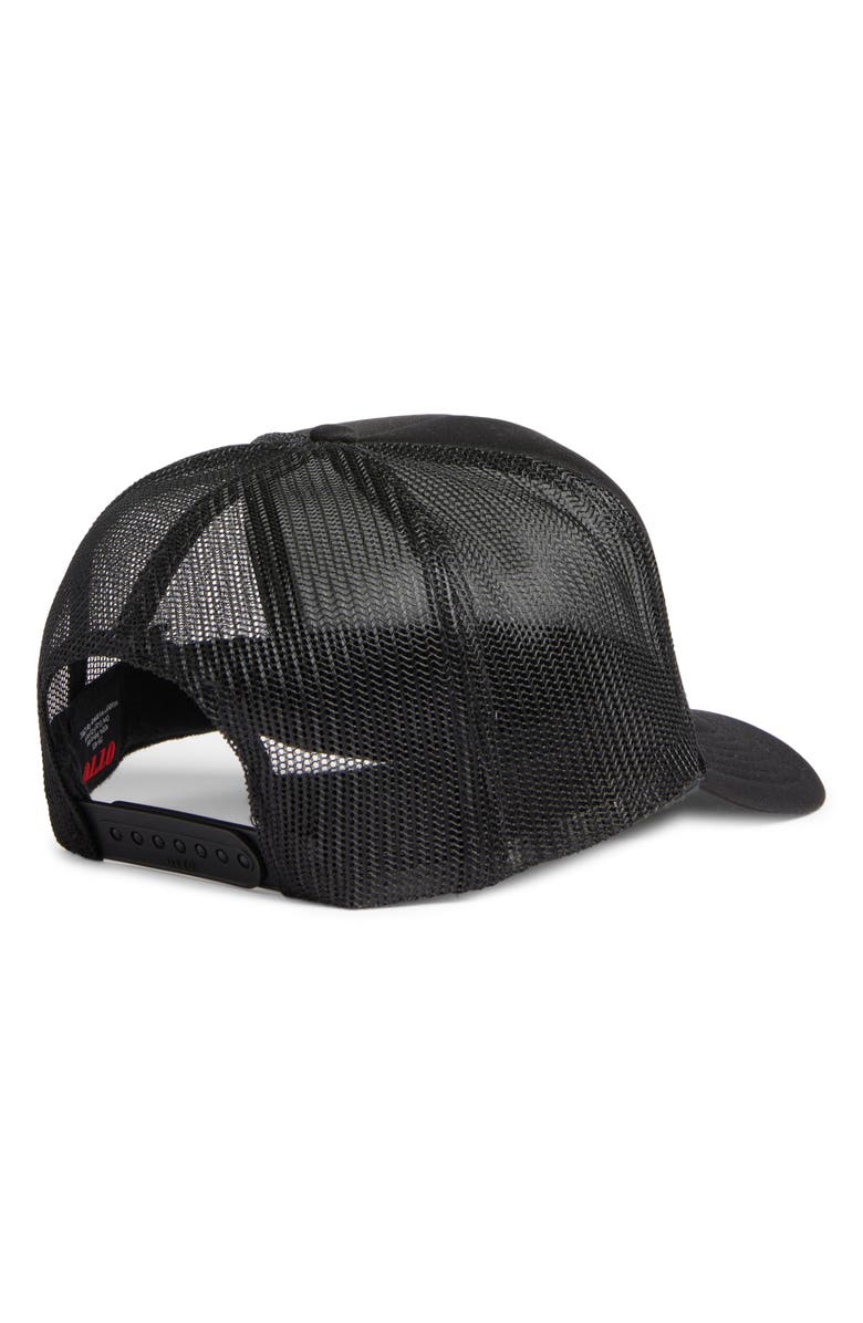 Friday Feelin’ Game Day Trucker Hat, Alternate, color, Black