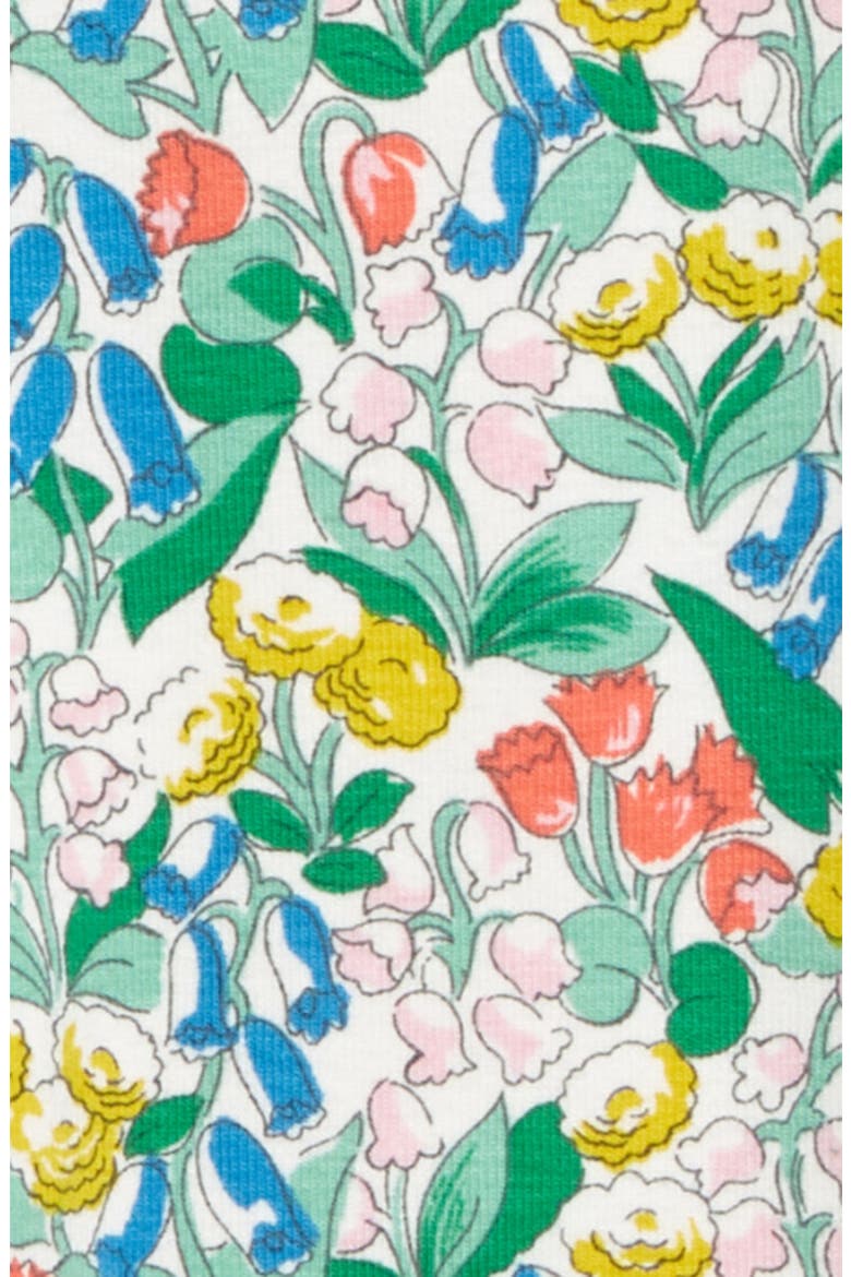 Boden Fun Print Leggings, Alternate, color, IVORY SPRING FLORAL