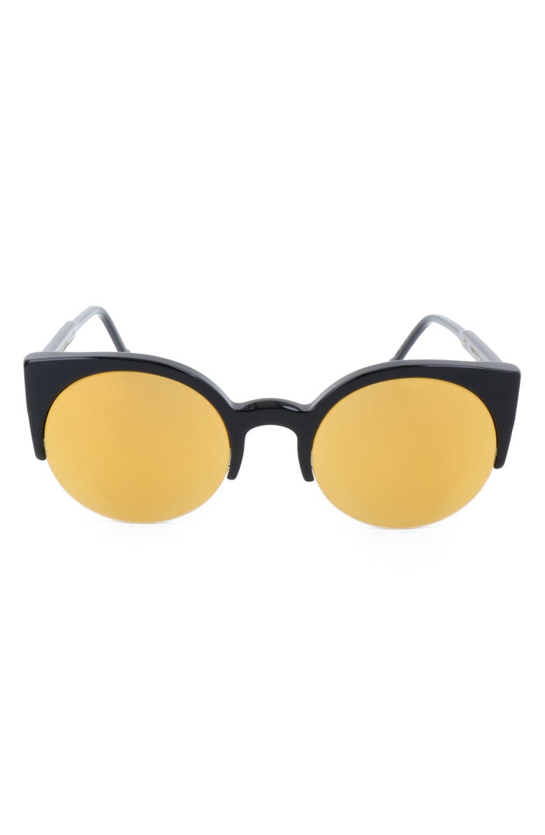 SUPER by RETROSUPERFUTURE<sup>®</sup> 52mm Cat Eye Sunglasses, Main, color, Black