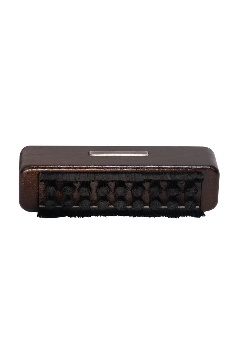 Vinyl Record Anti-Static Carbon Fiber Brush, Main, color, Natural Walnut