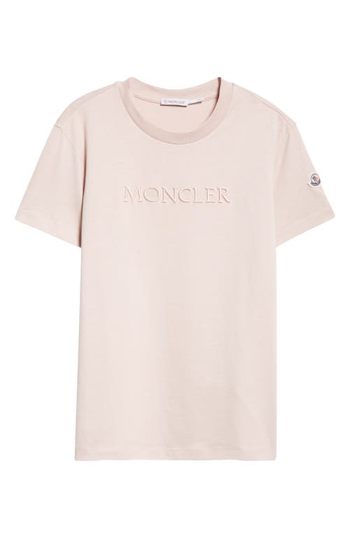 Moncler Logo T-shirt In Pink