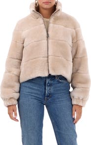 GORSKI Genuine Shearling Horizontal Zip Jacket