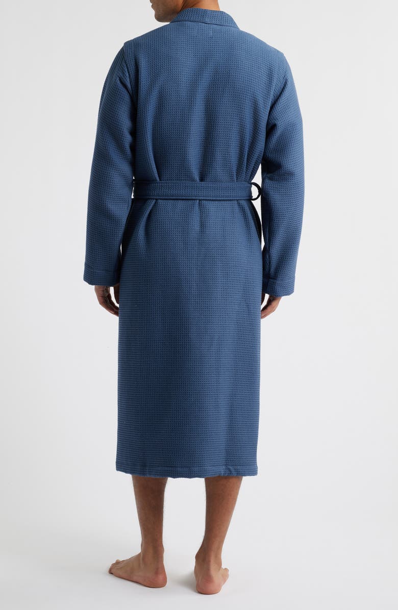 BOSS WAFFLE KIMONO 101897, Alternate, color, Medium Blue
