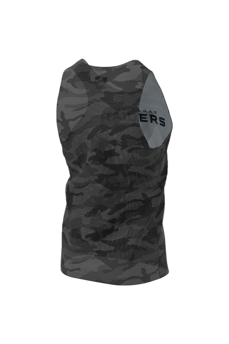Men's FOCO Black/Gray Las Vegas Raiders Reversible Mesh Tank Top, Alternate, color, Black