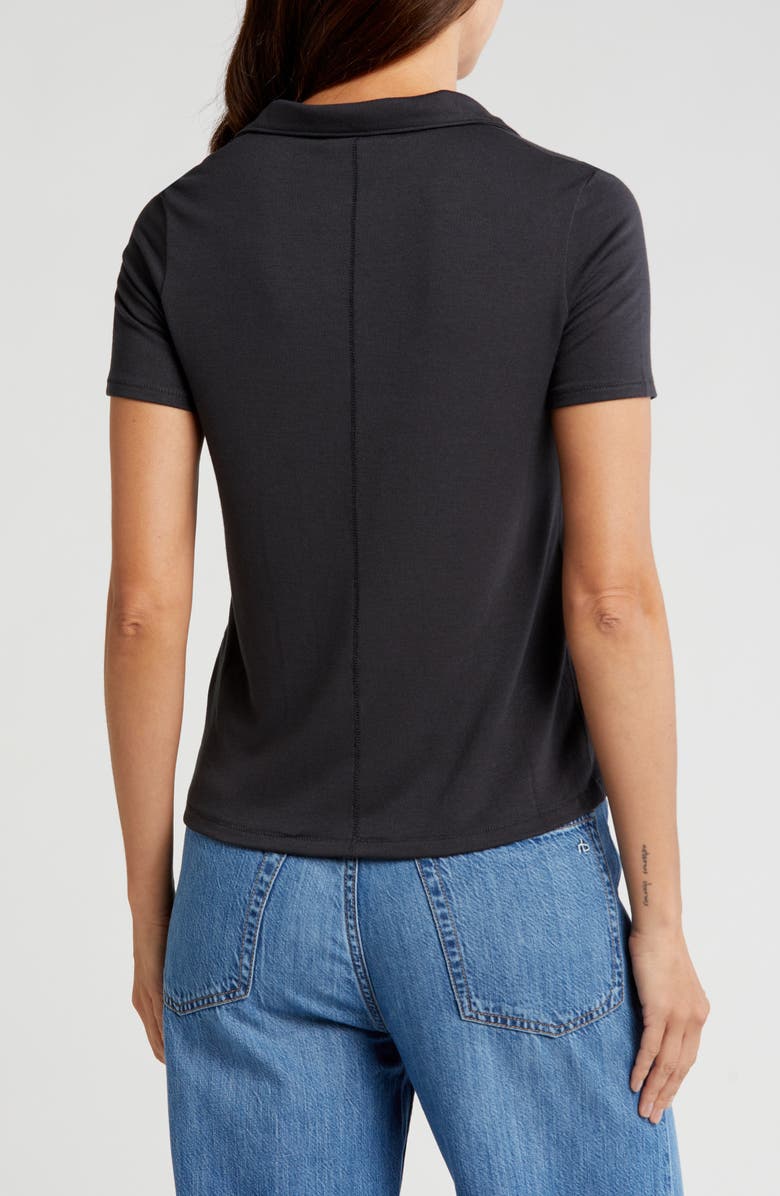 rag & bone Lea Modal Blend Polo, Alternate, color,