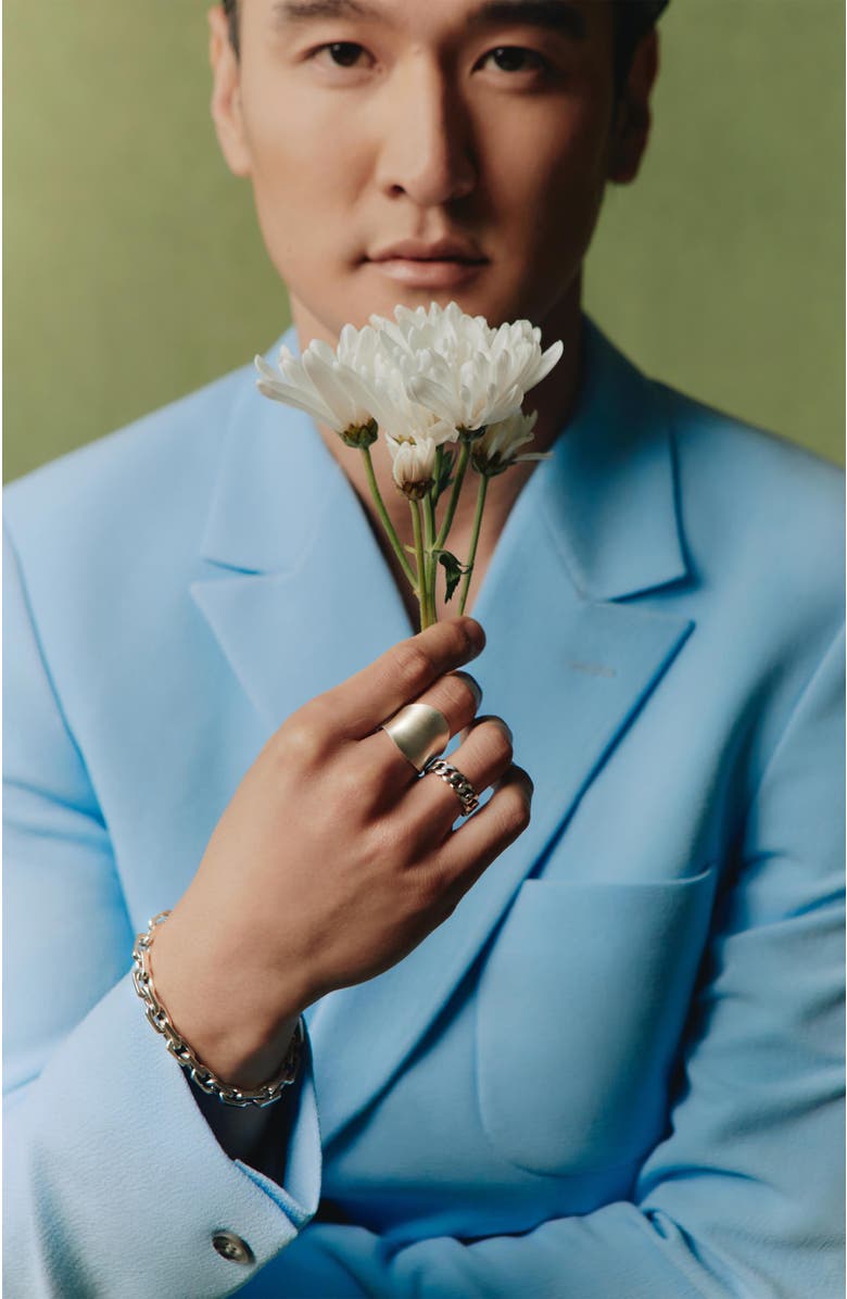 LOUPN Armor Ring, Alternate, color, Silver