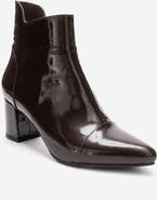 Forever & Always Shoes Gael Leather Block Heel Boot