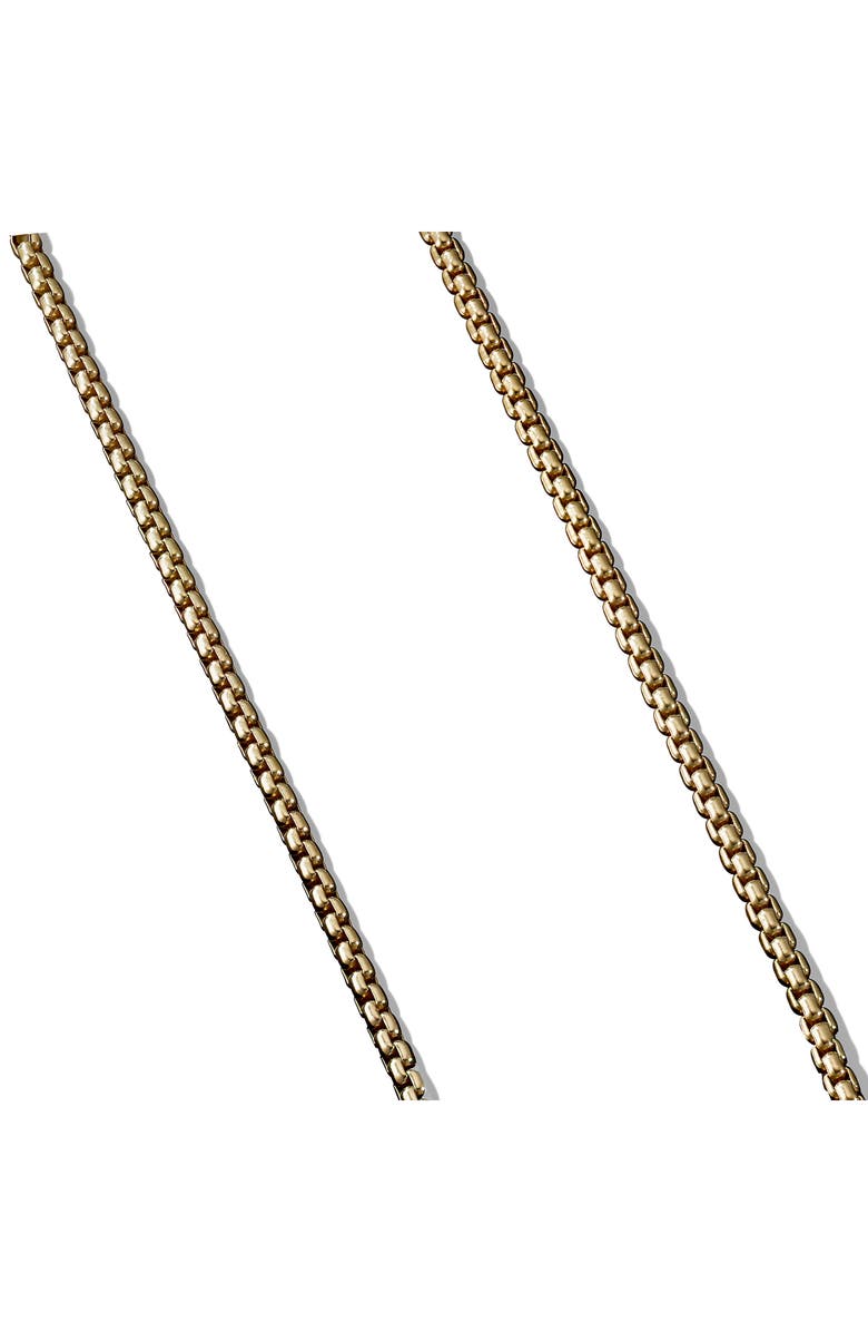 David Yurman Men's 18k Gold Box Chain Necklace, Alternate, color, Yellow Gold