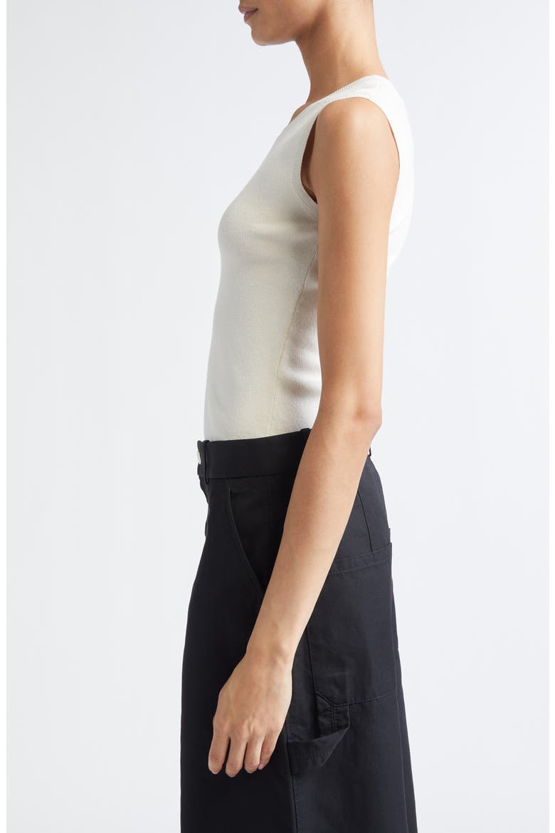 Bowery Sleeveless Silk Blend Sweater, Alternate, color, IVORY